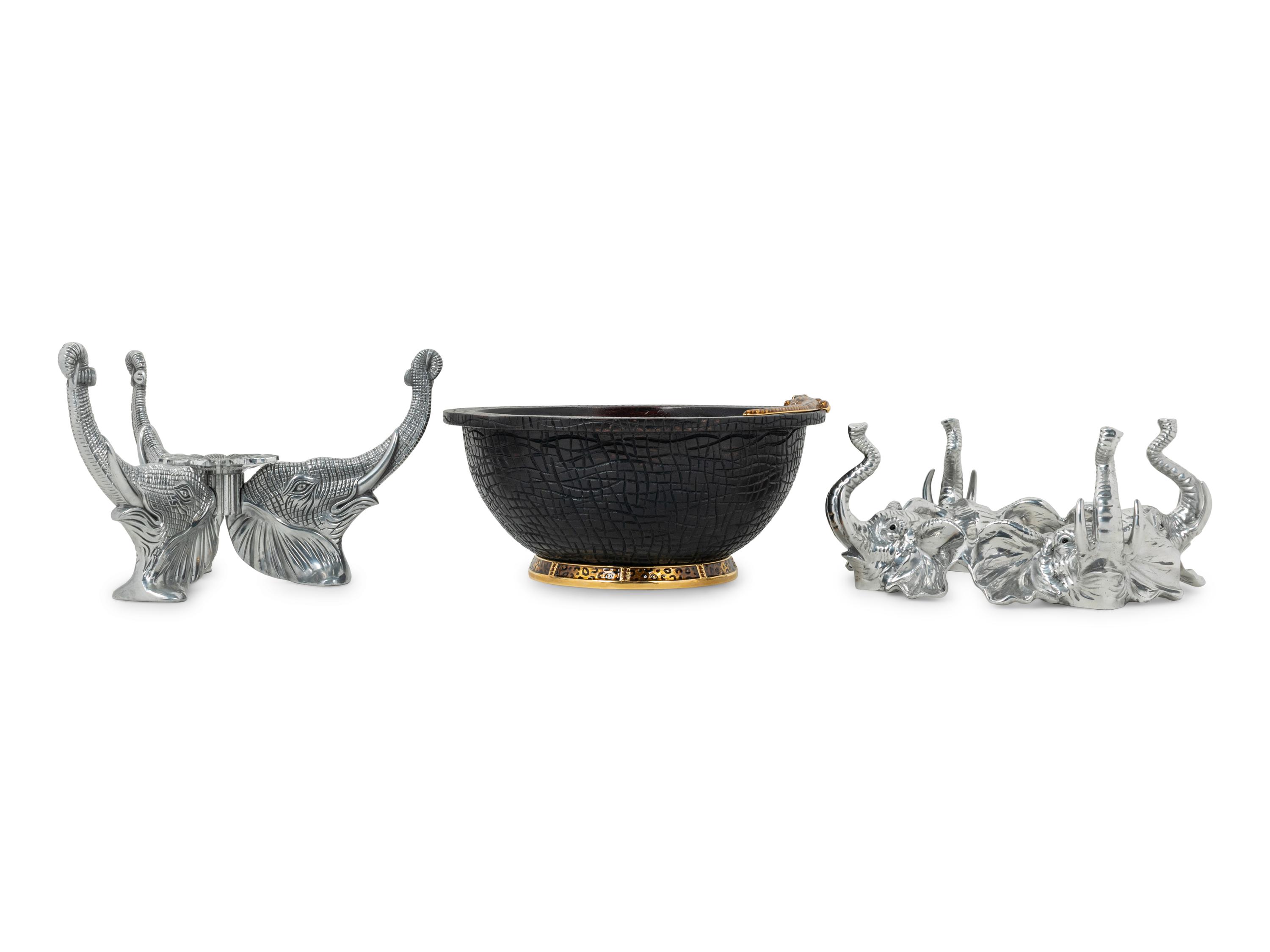 Three Zoomorphic Decorative Articles