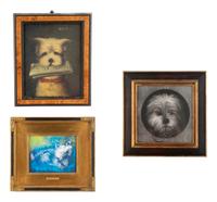 Three Framed Pictures of Cairn Terriers — 19TH/20TH CENTURY