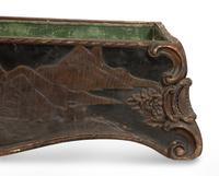 An Italian Louis XV Style Painted and Parcel Gilt Jardinière