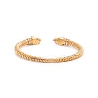CARTIER, YELLOW GOLD, DIAMOND AND SAPPHIRE PANTHÈRE BANGLE BRACELET