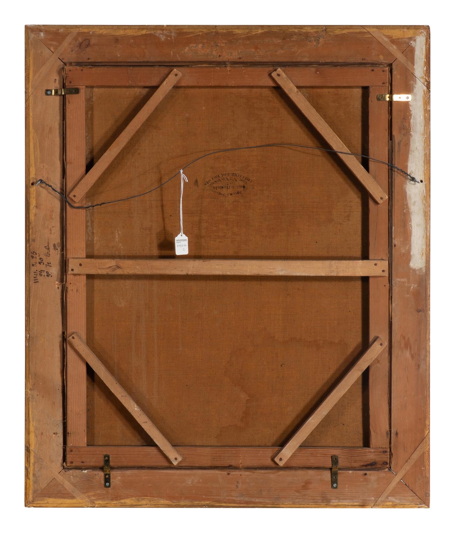 French School 19th Century, A Portrait of a Seated Boy Holding Alphabetic Saint Booklet