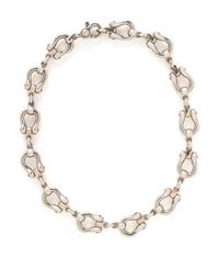 TIFFANY & CO. STERLING SILVER STIRRUP LINK NECKLACE