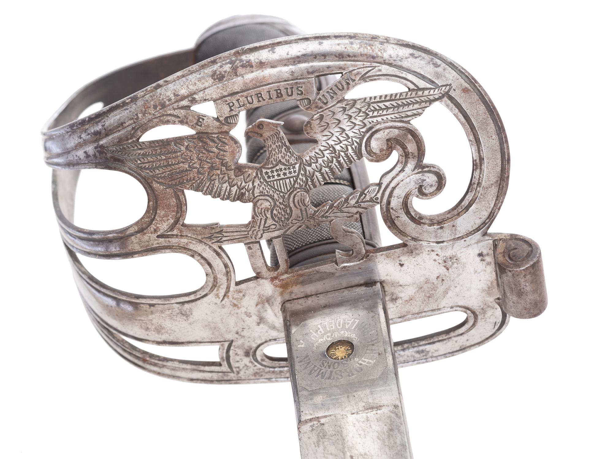 [CIVIL WAR]. Model 1850 non-regulation Union Field and Staff sword. Manufactured by Horstmann & Sons, Philadelphia.