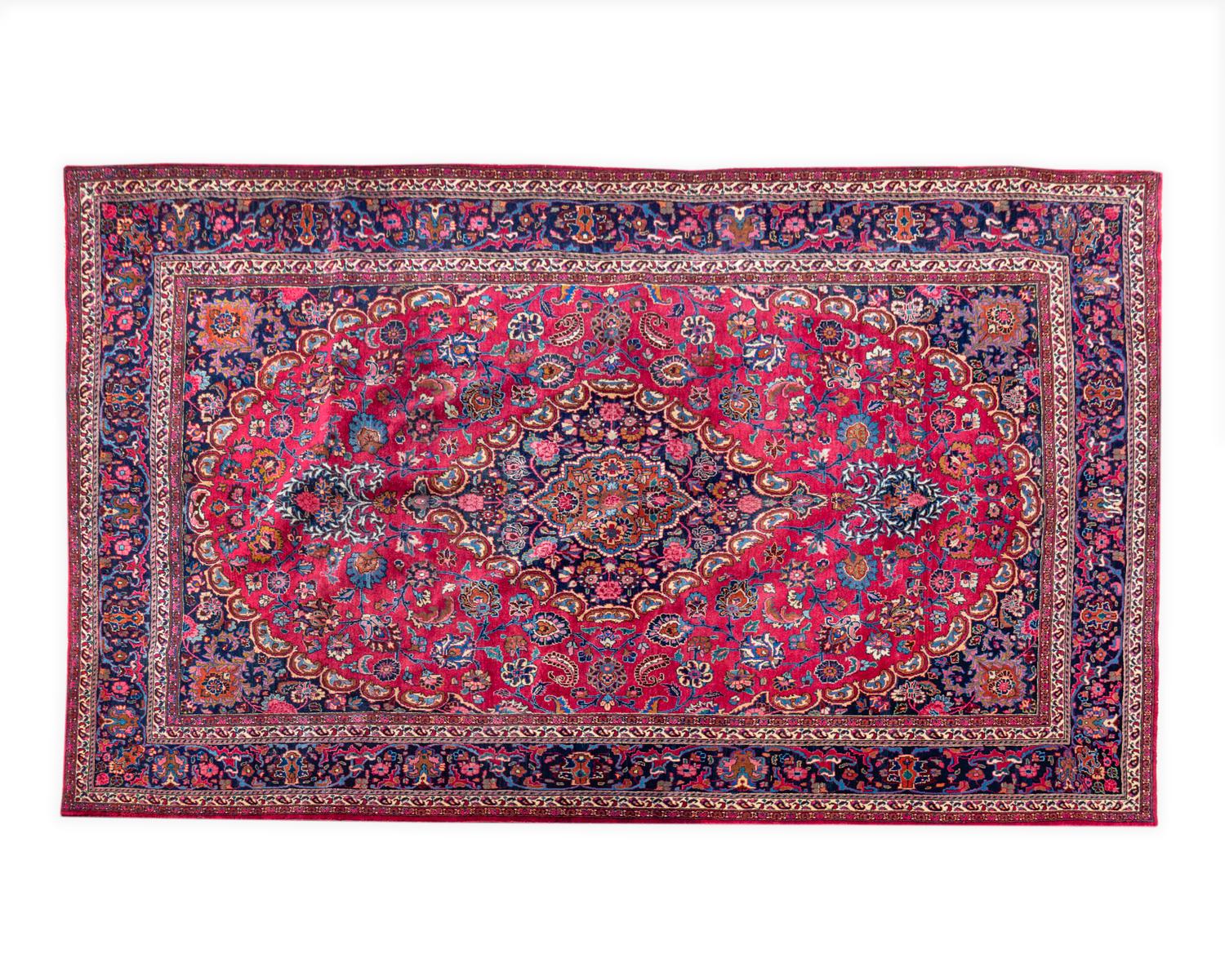 Persian Design Wool Rug — 20TH CENTURY