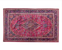 Persian Design Wool Rug — 20TH CENTURY