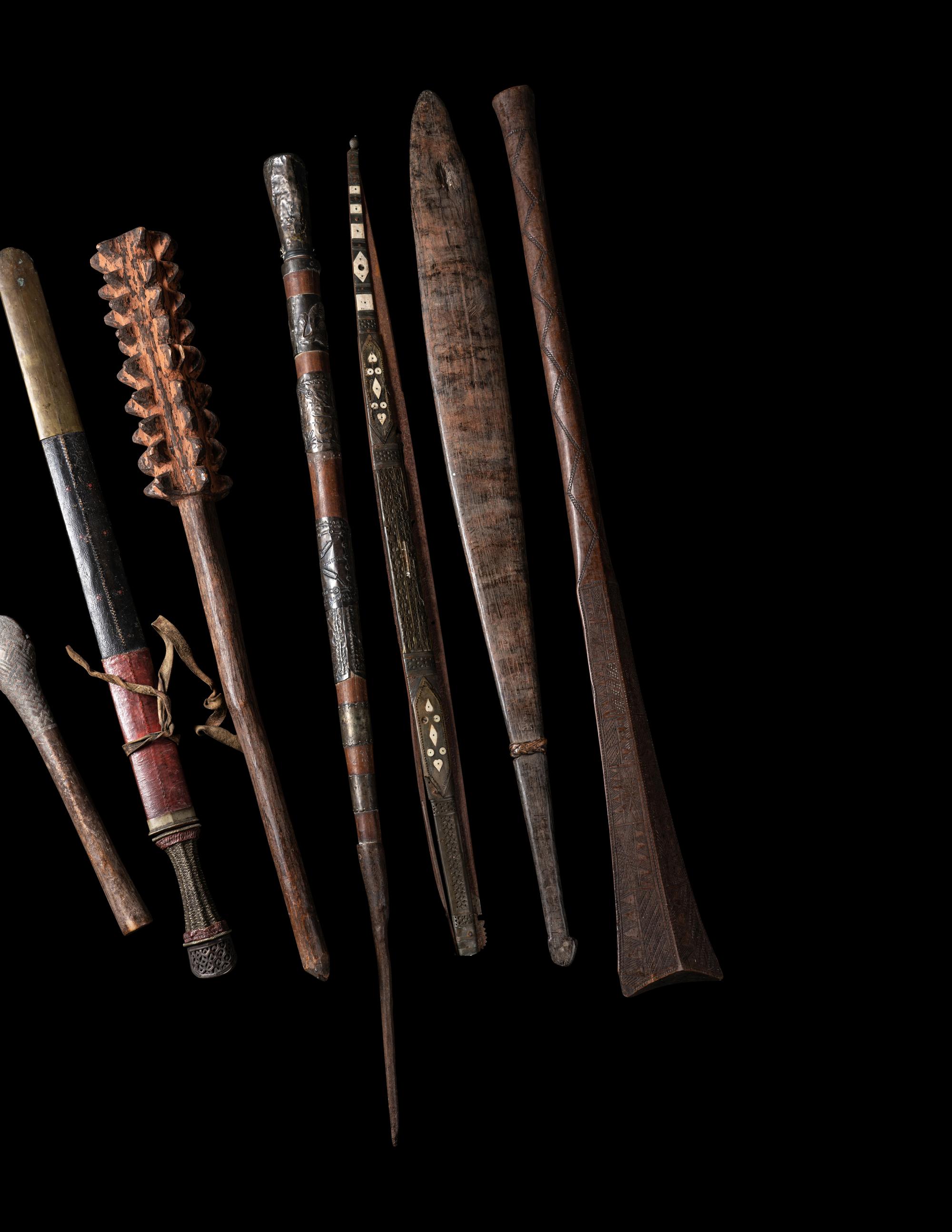 A Group of 7 Ethnographic Weapons