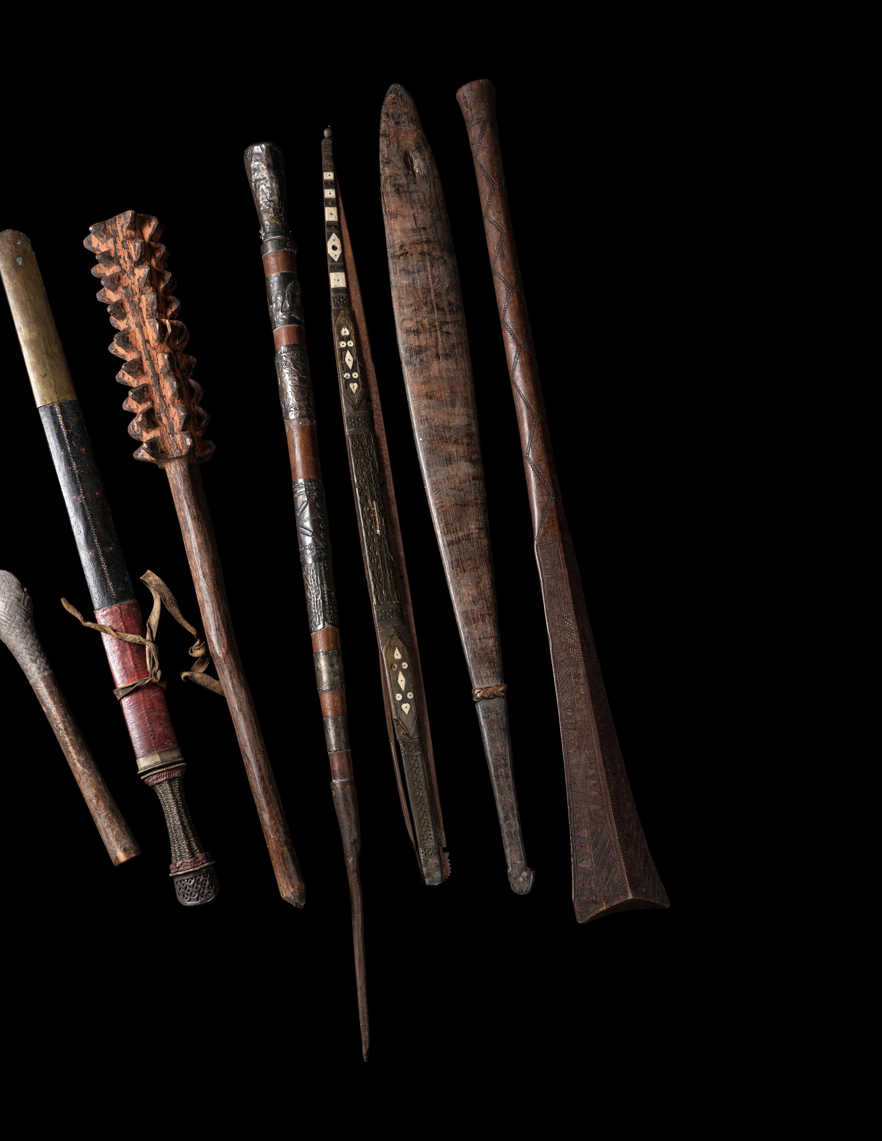 A Group of 7 Ethnographic Weapons