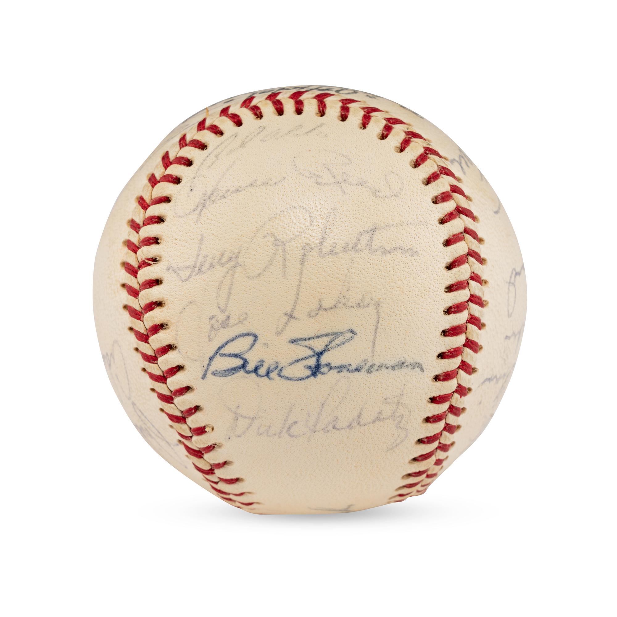 A 1969 Montreal Expos Inaugural Season Team Signed Autograph Baseball (Beckett Authentication Services)