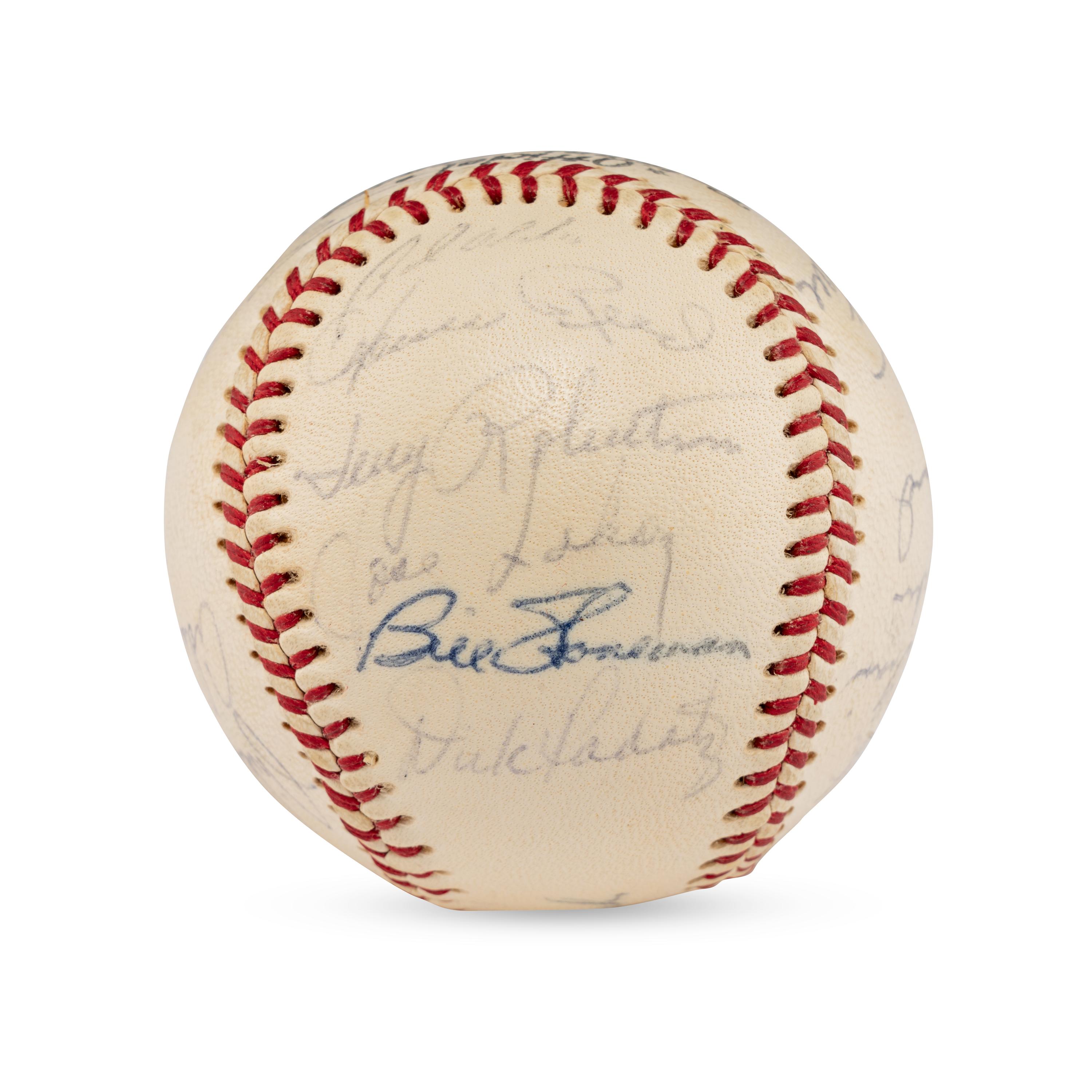 A 1969 Montreal Expos Inaugural Season Team Signed Autograph Baseball (Beckett Authentication Services)