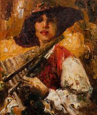 Girl with Pan Pipes