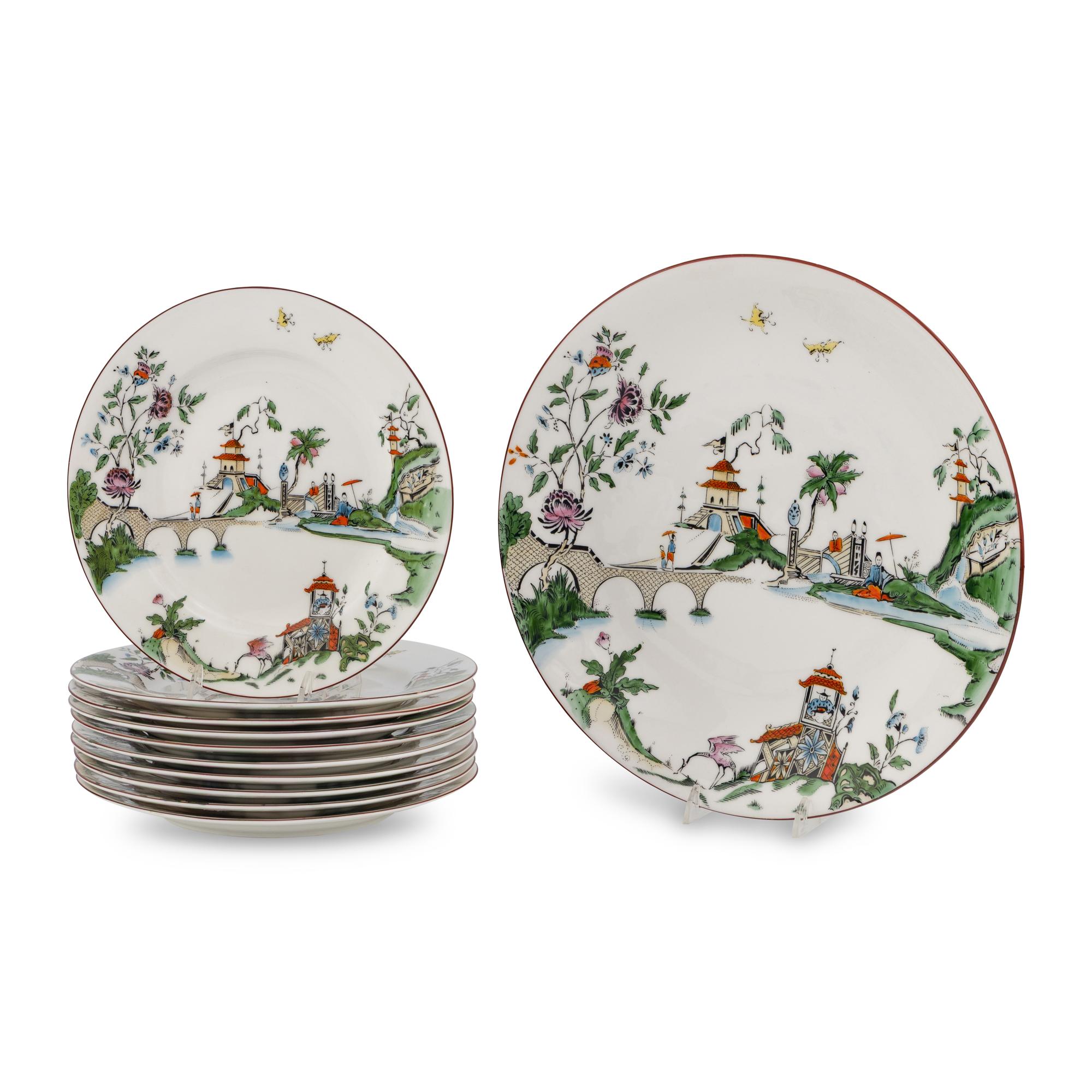 A Royal Worcester Porcelain Table Service