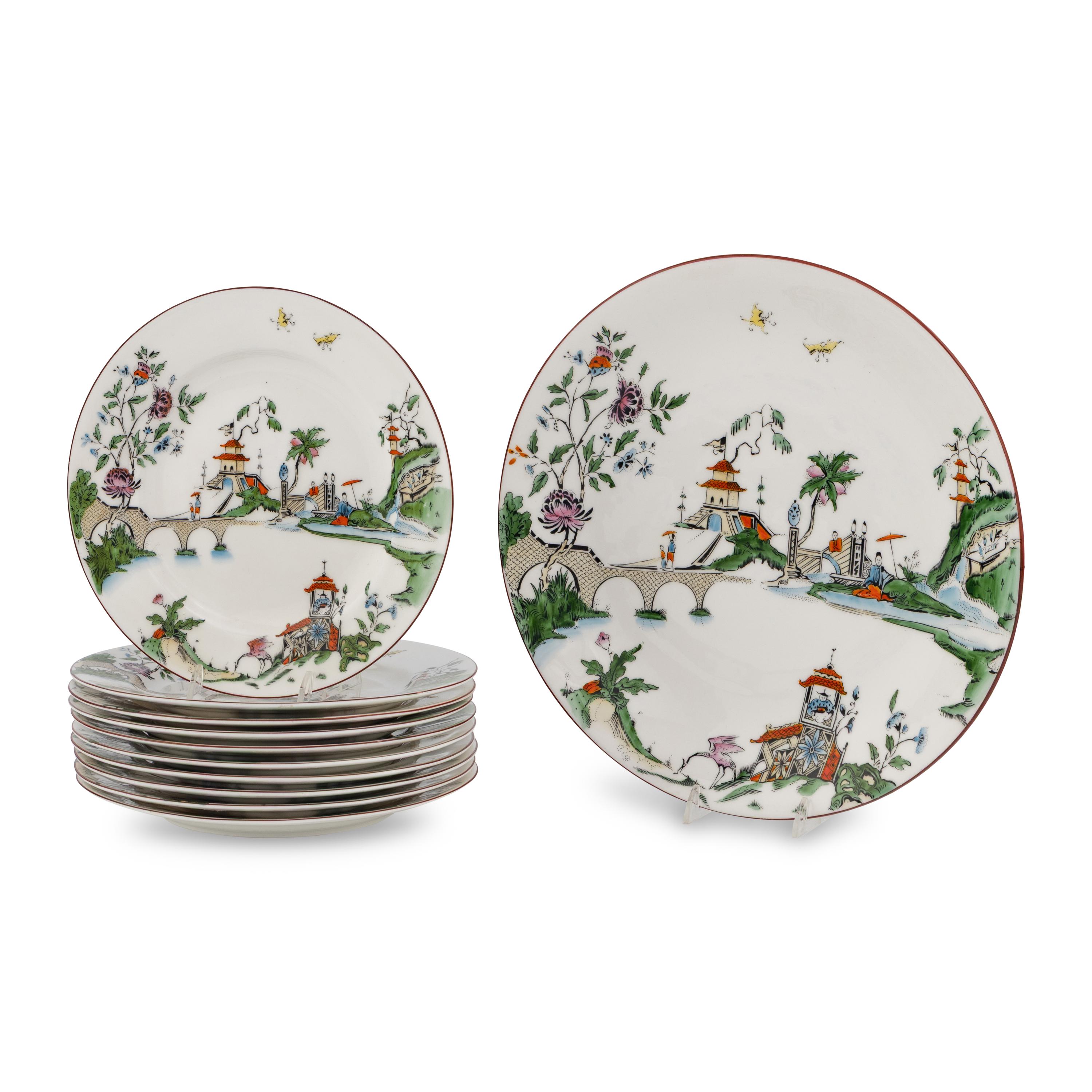 A Royal Worcester Porcelain Table Service
