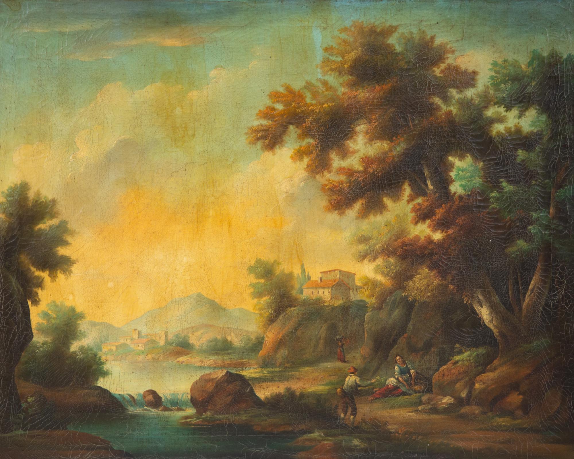 A Pair of Italian Landscapes