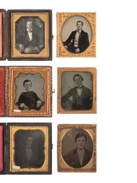 [EARLY PHOTOGRAPHY]. 22 assorted images of boys and fresh-faced young men.