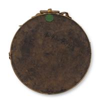 A Louis XVI Gilt Bronze Wall Clock