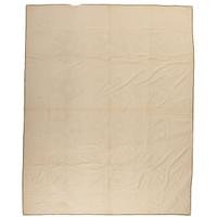 A Mariner's Compass Pattern Quilt with Oak Leaves