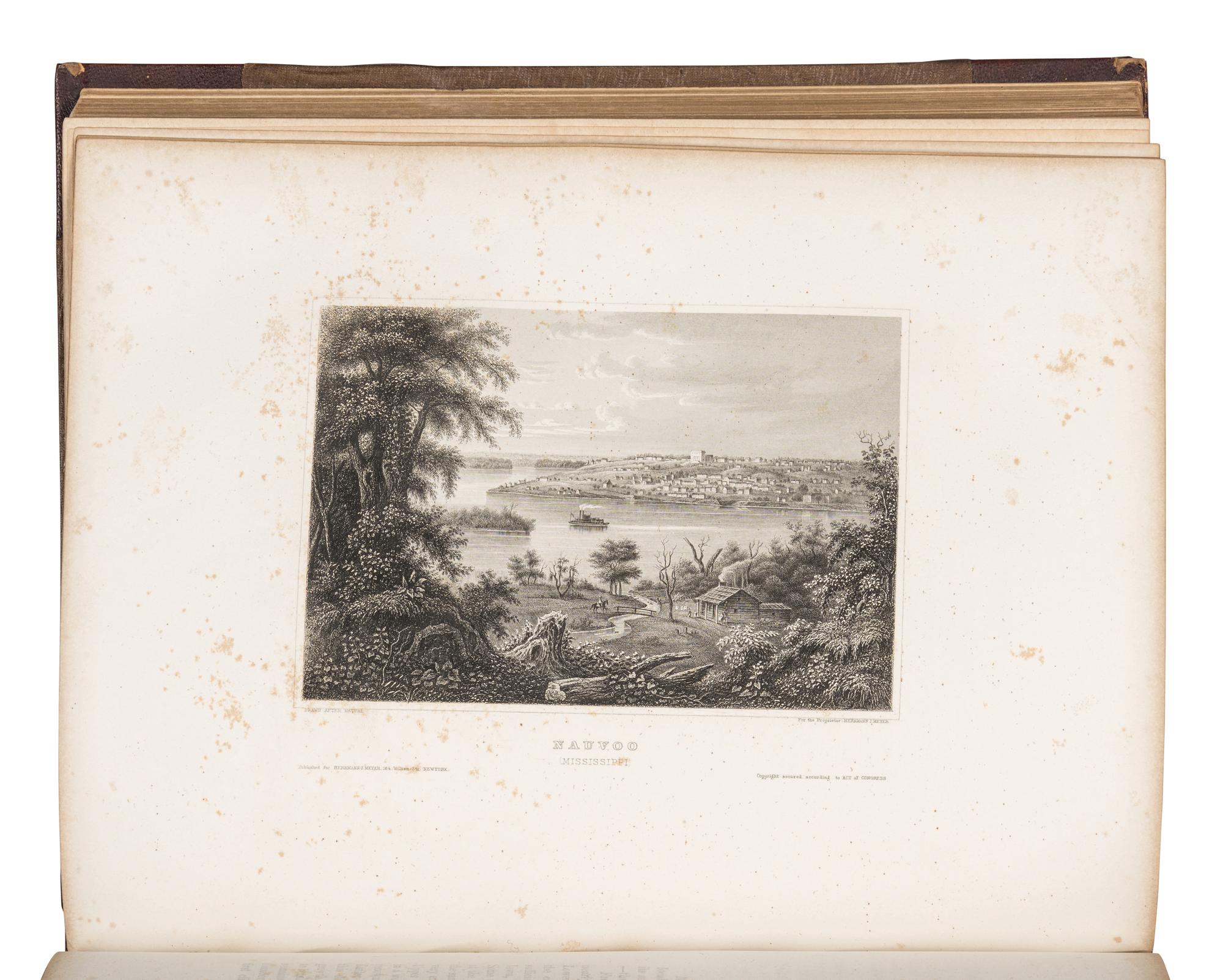 DANA, Charles Anderson (1819-1897), editor. The United States Illustrated; in Views of City and Country . New York: Herrmann J. Meyer, [ca 1855].