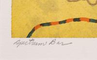 A Group of Four Abstract Works on Paper by 20th Century American Artists