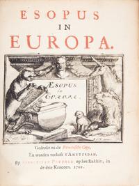 [Children's & Illustrated] (Hooghe, Romeyn de). Esopus in Europa
