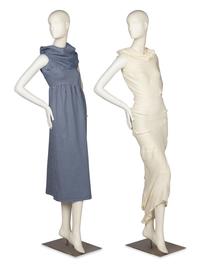 Comme des Garçons, Blue Gingham Bump Dress & Sample, S/S 1997