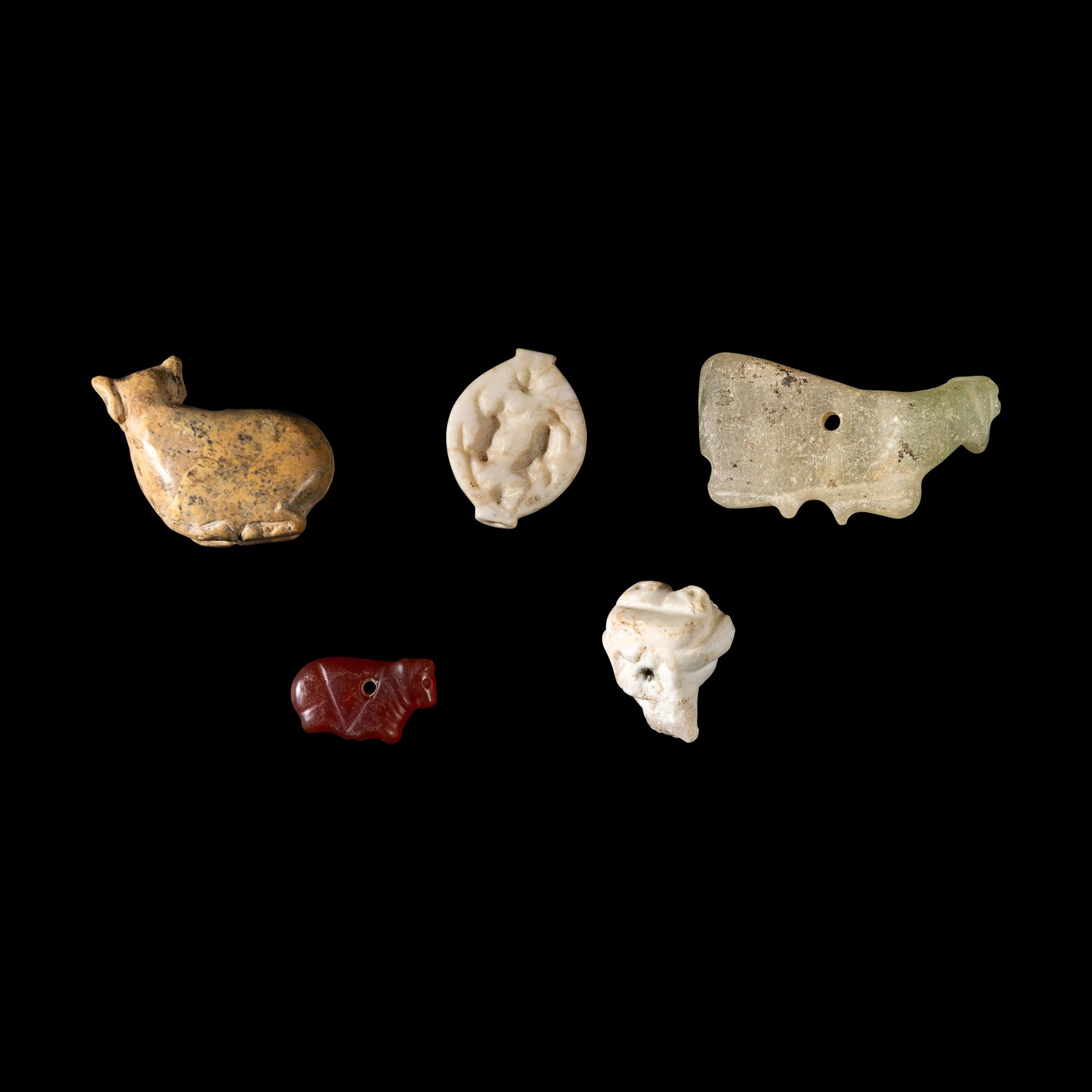 A Group of 5 Near Eastern Amulets