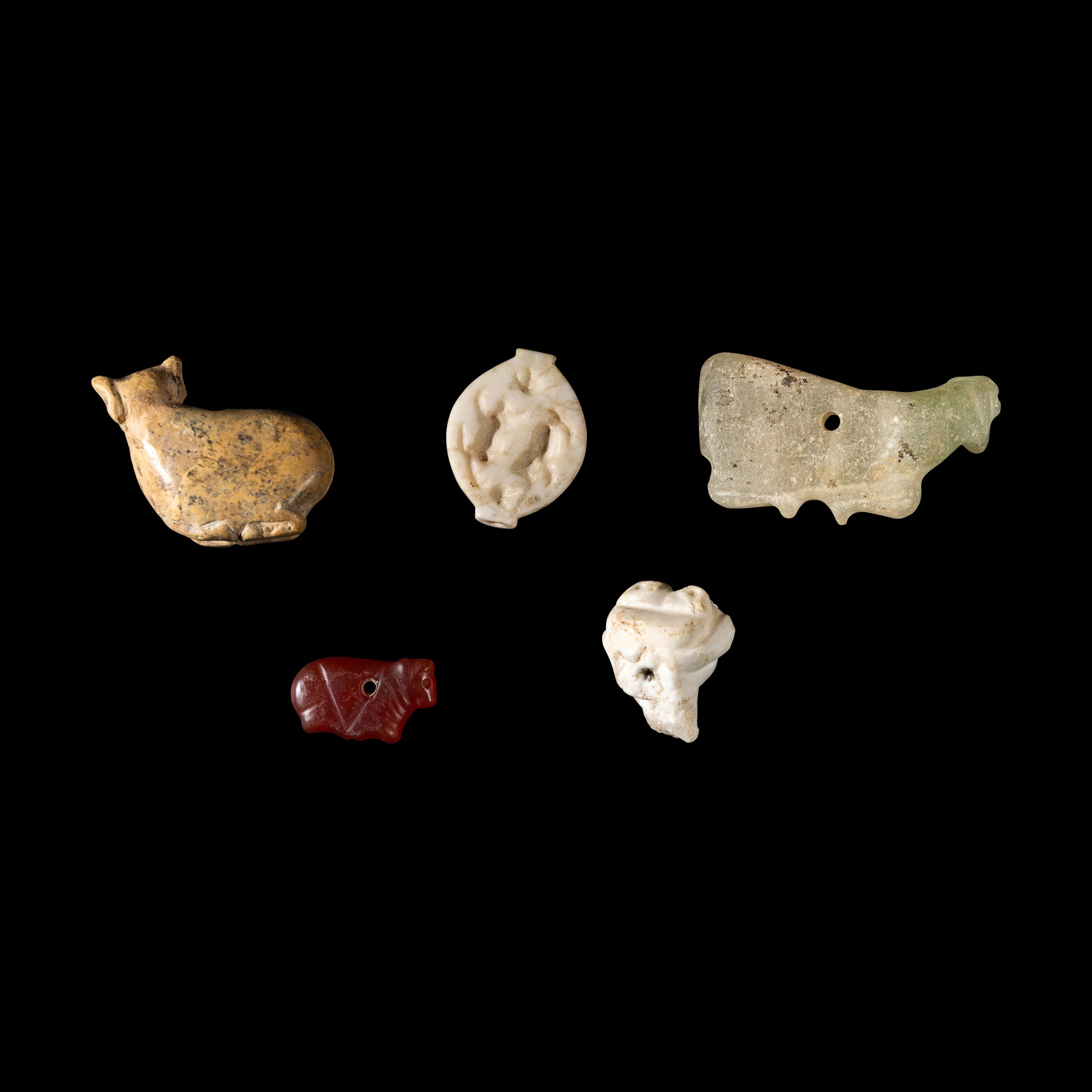 A Group of 5 Near Eastern Amulets