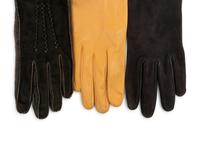 Three Pairs of Suede and Leather Gloves: One Brunello Cucinelli, One Loro Piana, One Lambertson Truex