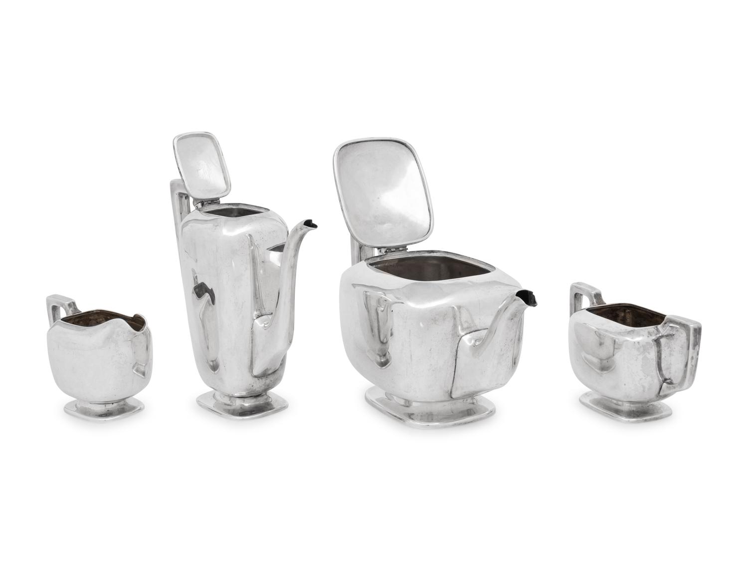 An American Silver Four-Piece Tea and Coffee Service