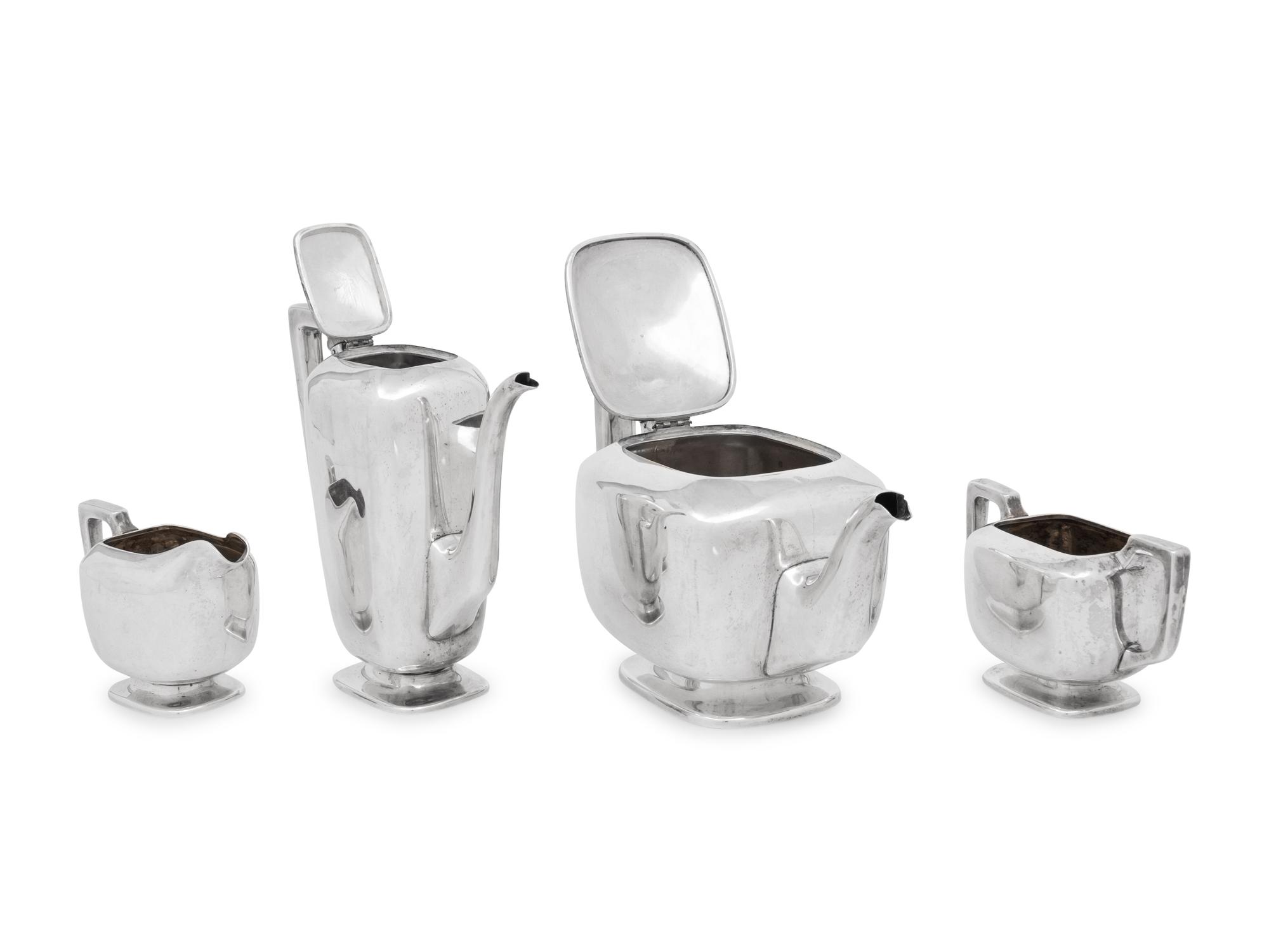 An American Silver Four-Piece Tea and Coffee Service