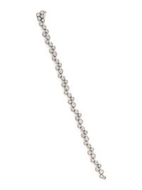 TIFFANY & CO., PLATINUM AND DIAMOND 'BUBBLES' BRACELET