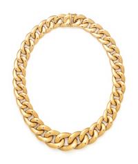 YELLOW GOLD LINK NECKLACE