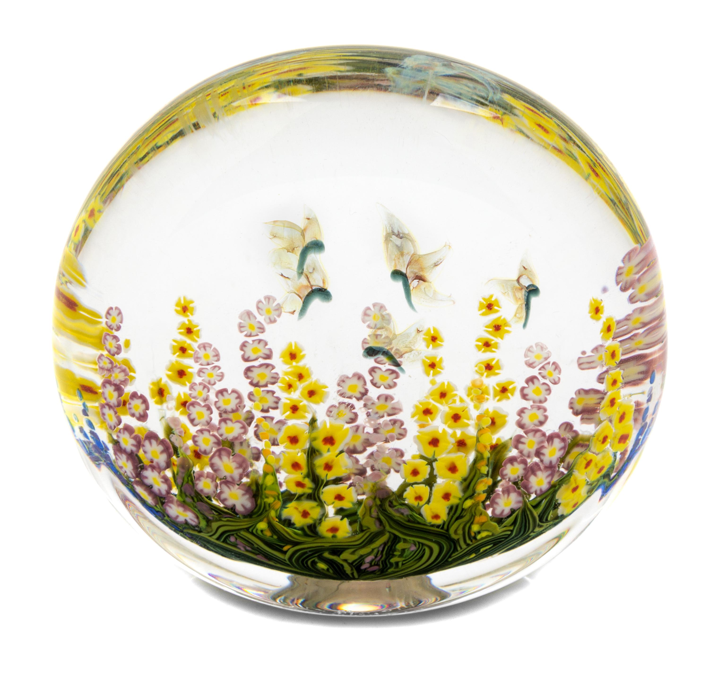 Yaffa Sikorsky, (American, b. 1951), Memories, glass paperweight