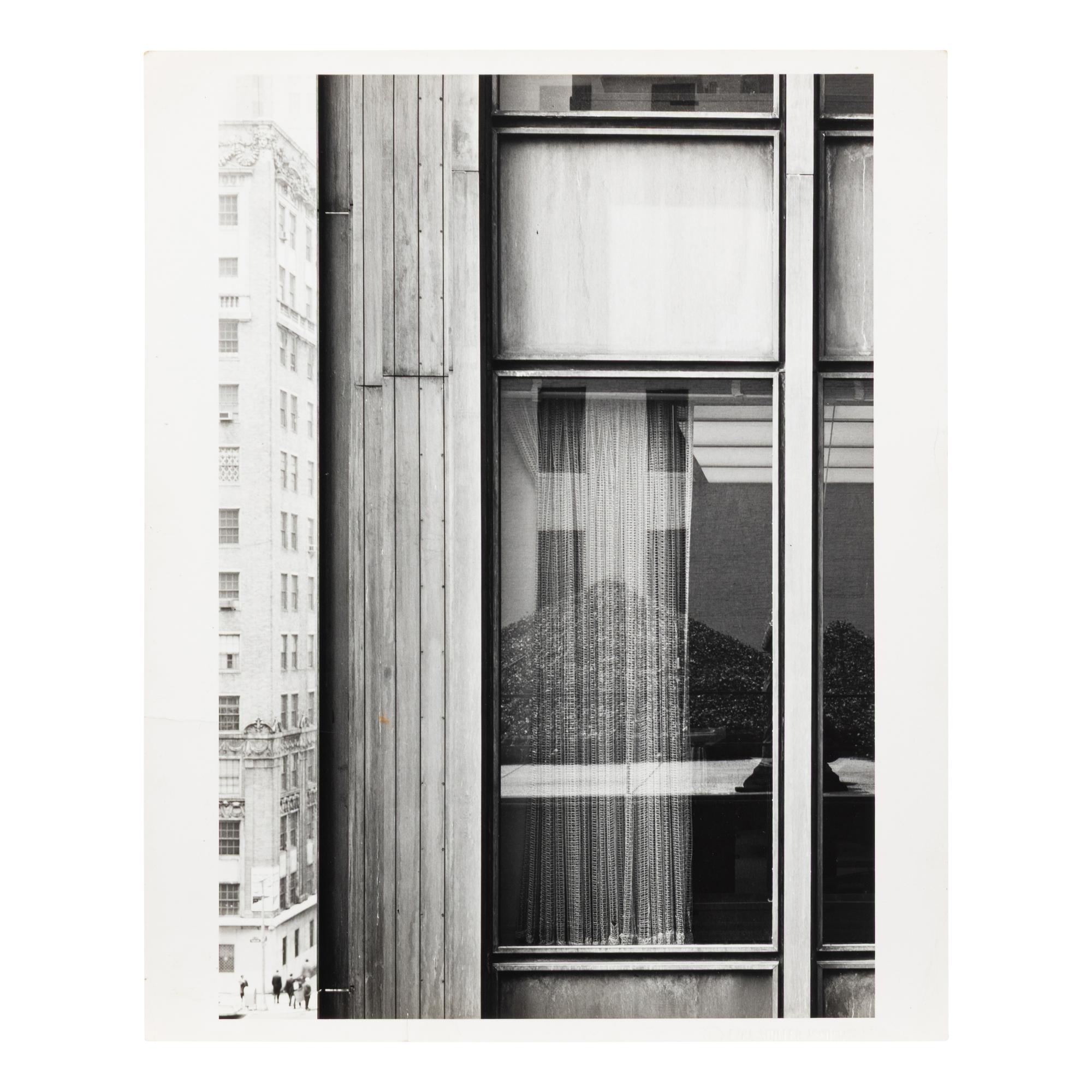 Ezra Stoller (American, 1915-2004) — A group of four early photographs of Ludwig Mies van der Rohe's Seagram Building, New York, ca. 1958