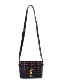 SAINT LAURENT, TWEED SOLFERINO BAG