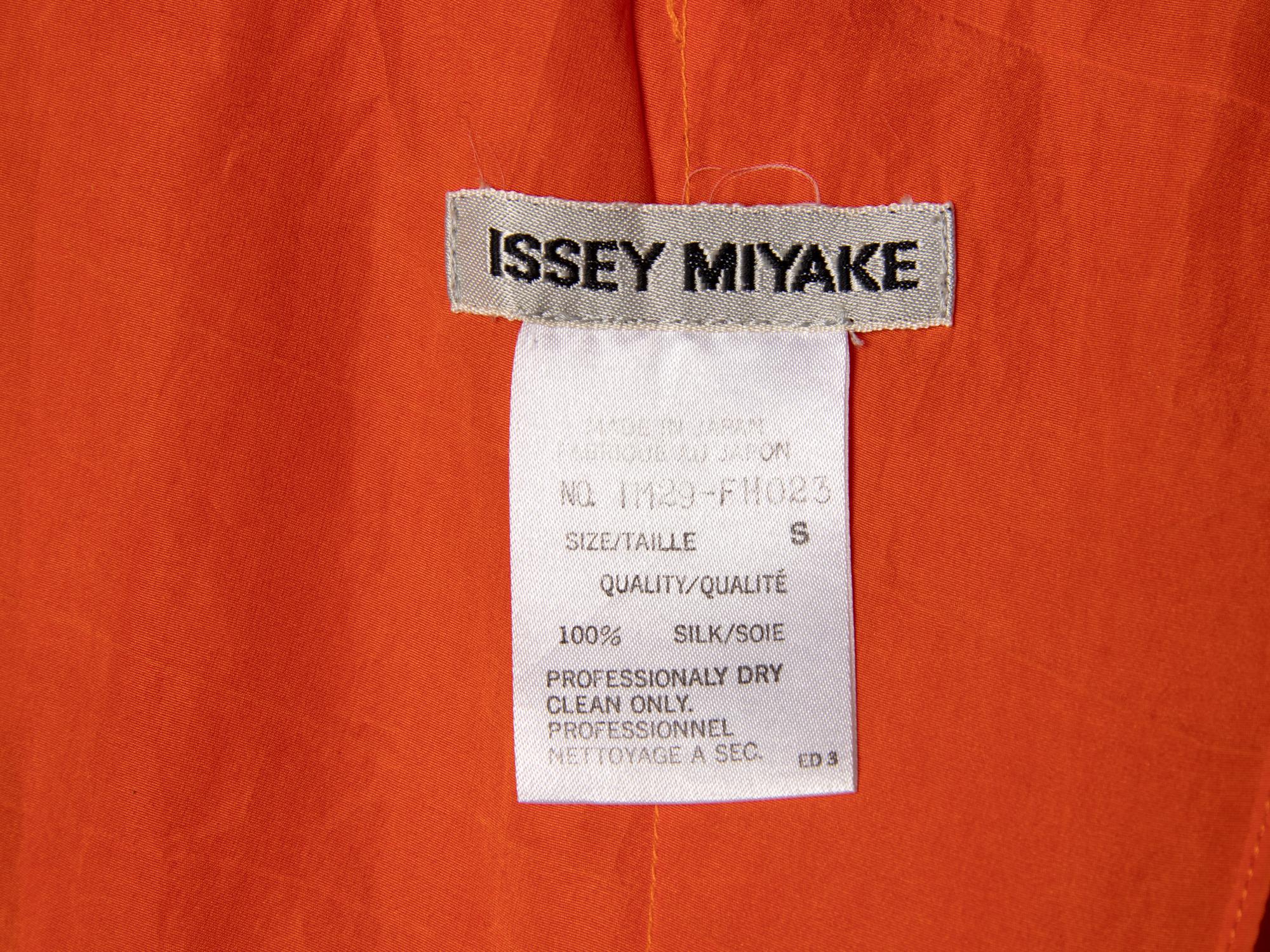 Issey Miyake, Orange Sleeveless Dress, 1992