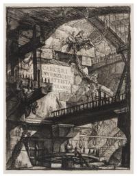 Giovanni Battista Piranesi, (Italian, 1720-1778), Frontispiece from Carceri d'Invenzione, 1761