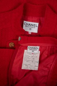 Chanel Tweed Two-Piece Skirt Suit