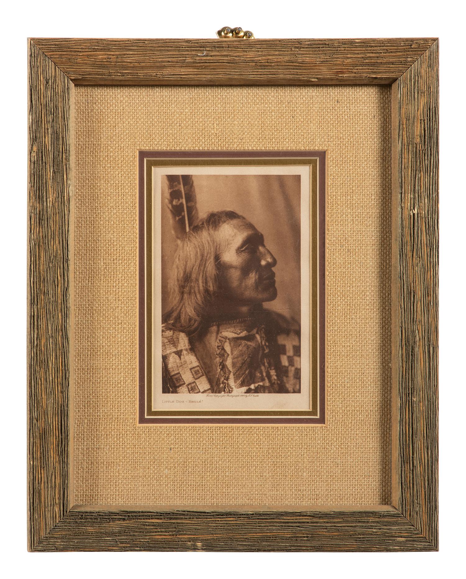 CURTIS, Edward S. Curtis. 9 volume photogravures of Native American subjects.