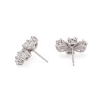 DIAMOND FLOWER EARRINGS
