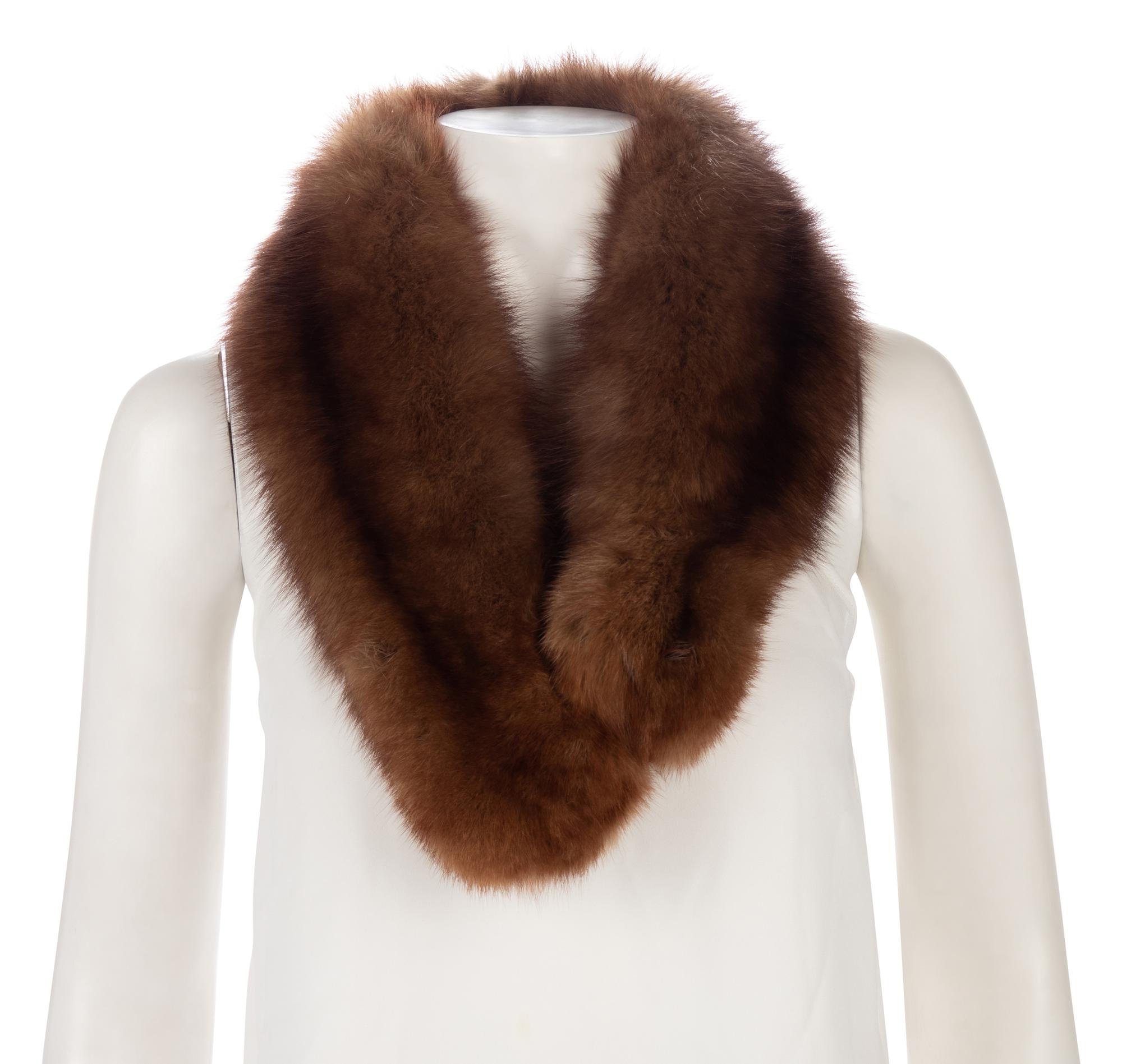 Bergdorf Goodman Sable Coat & Two Sable Collars, 1953