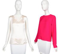 Two Chanel Silk Tops, 2010s