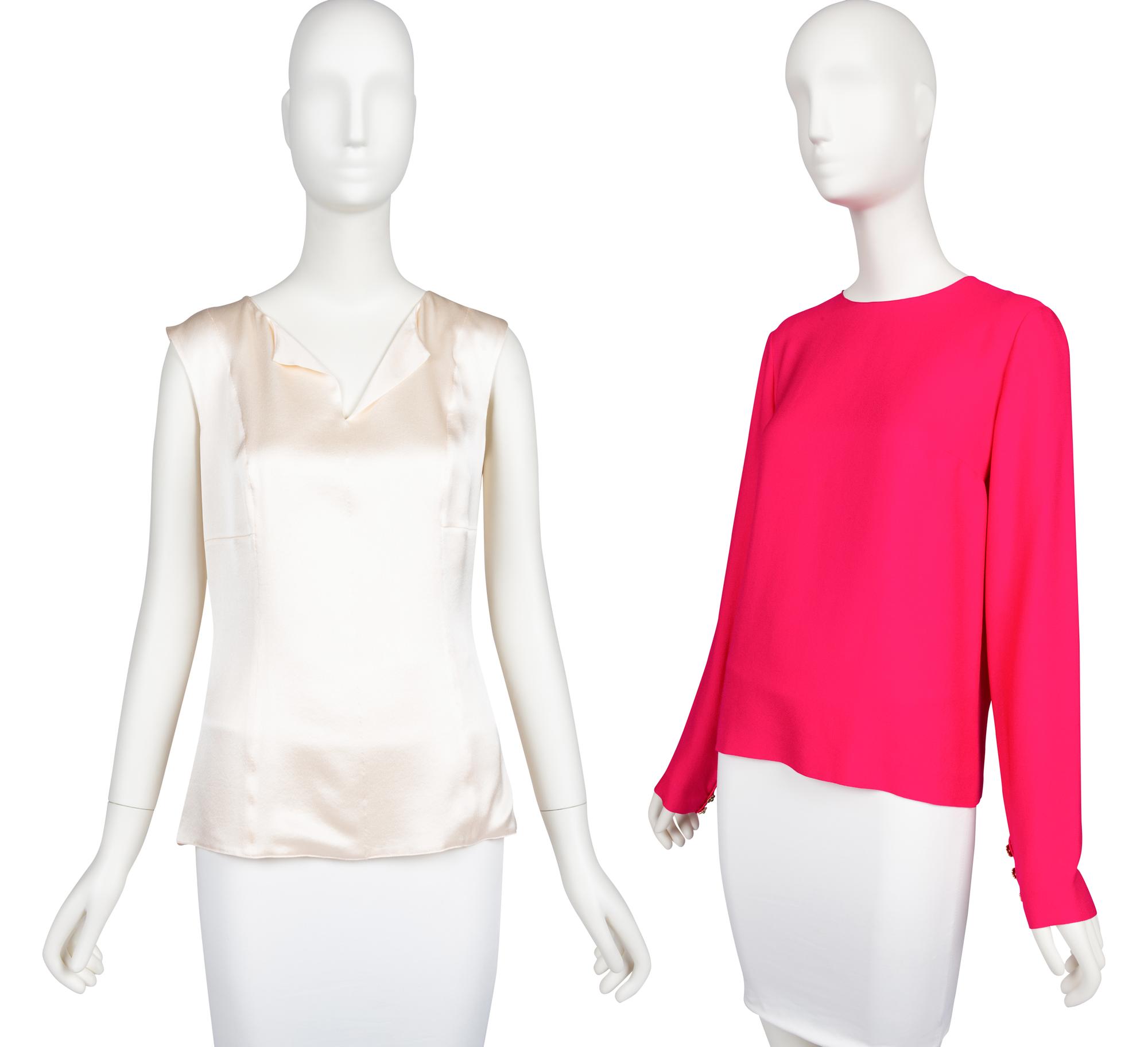 Two Chanel Silk Tops, 2010s