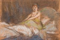 Everett Shinn, (American, 1876-1953), The Awakening, 1910