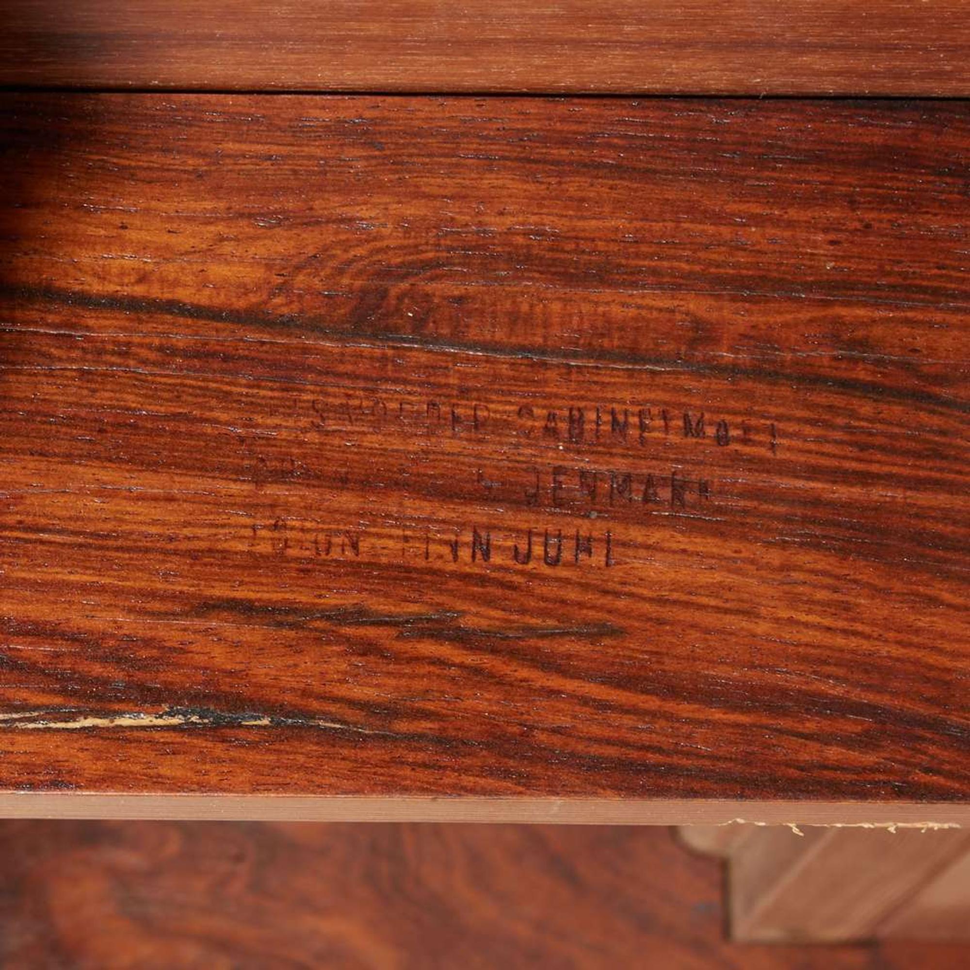 Finn Juhl "Judas" Dining Table, Niels Vodder, Denmark, circa 1950