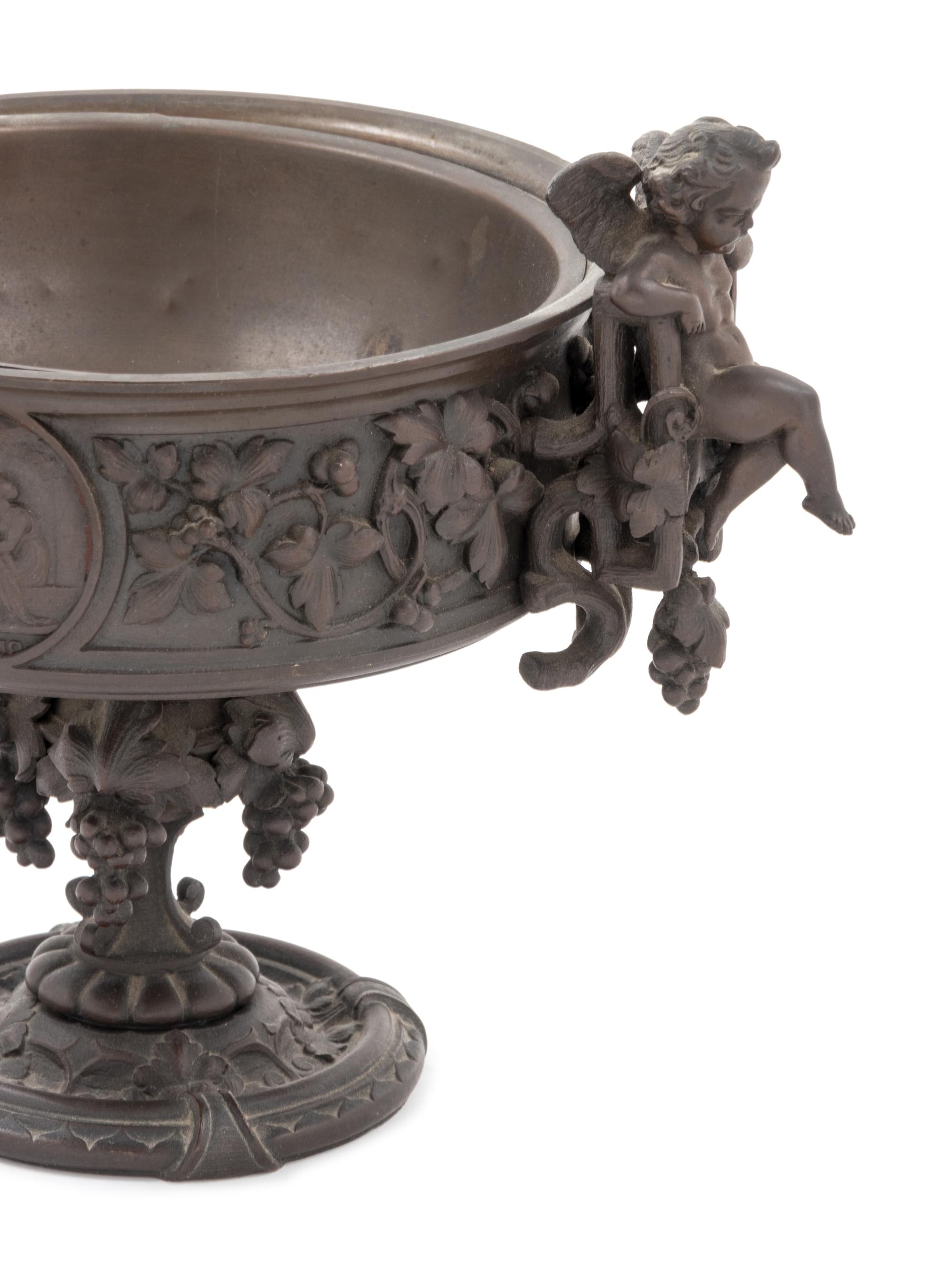 A Grand Tour Bronze Centerpiece