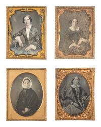 [EARLY PHOTOGRAPHY]. 26 quarter plate daguerreotype portraits featuring women of varying ages.
