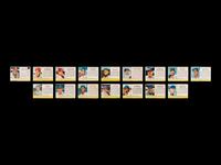 A Near Set of 1963 Post Cereal Baseball Cards (172/200)