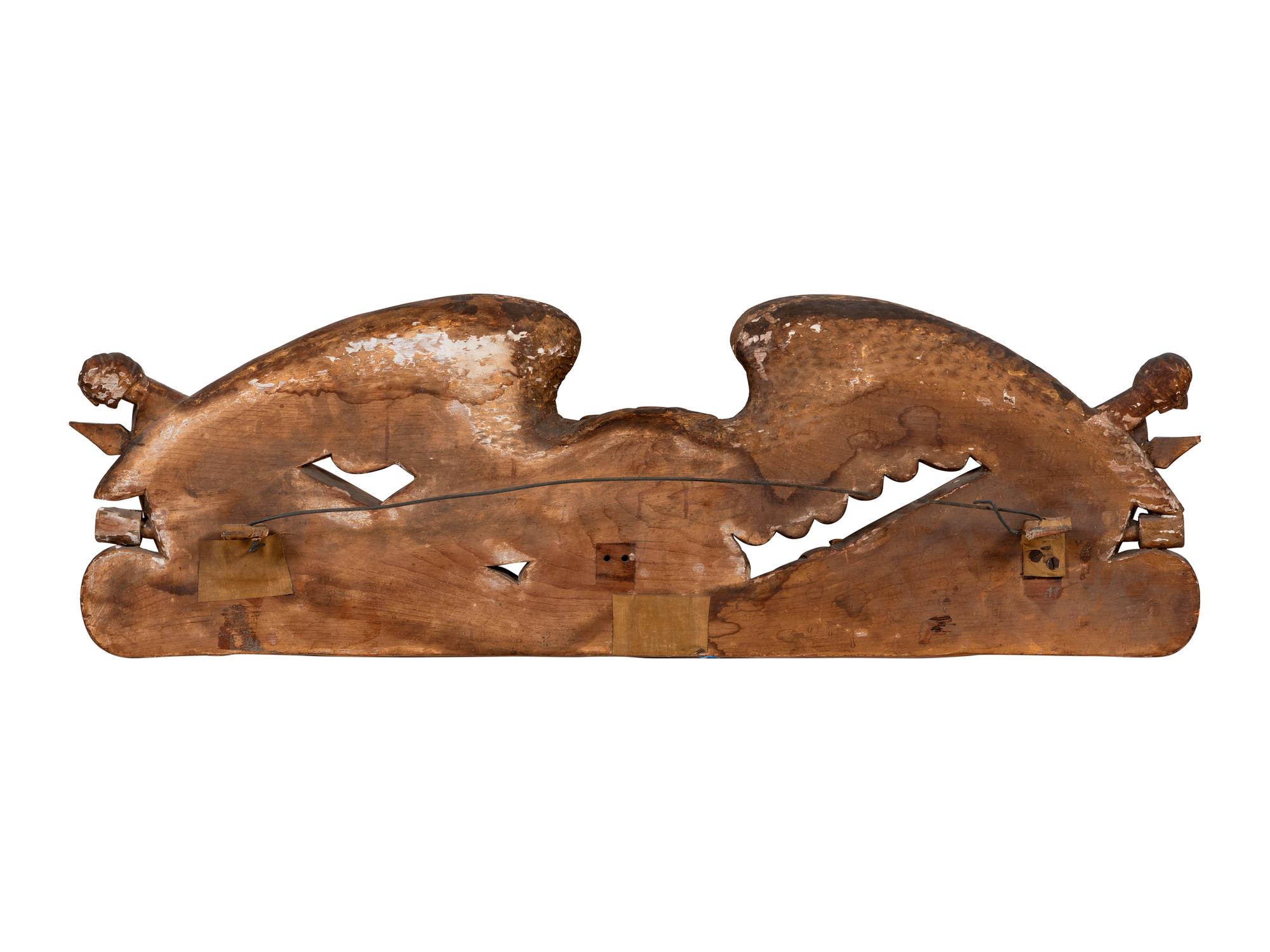 A Carved Giltwood Cresting