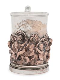 An English Silver-Plate Drinking Mug