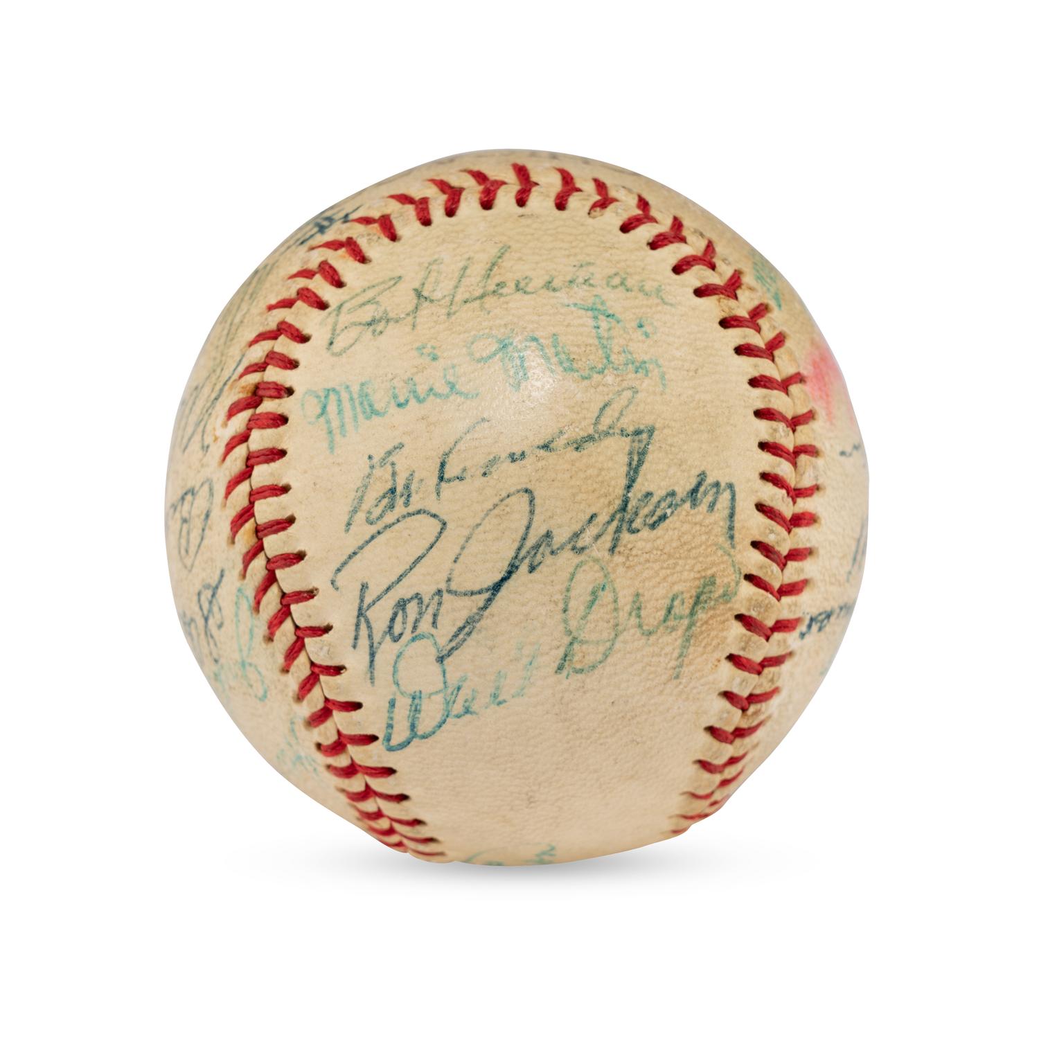 A 1955 Chicago White Sox Team Signed Autograph Baseball
